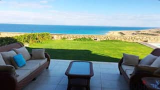 Twin house villa, first row on the sea, fully finished, in Telal Sokhna 0