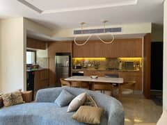 For Rent Furnished Apartment With Garden in Compound Lake View 0
