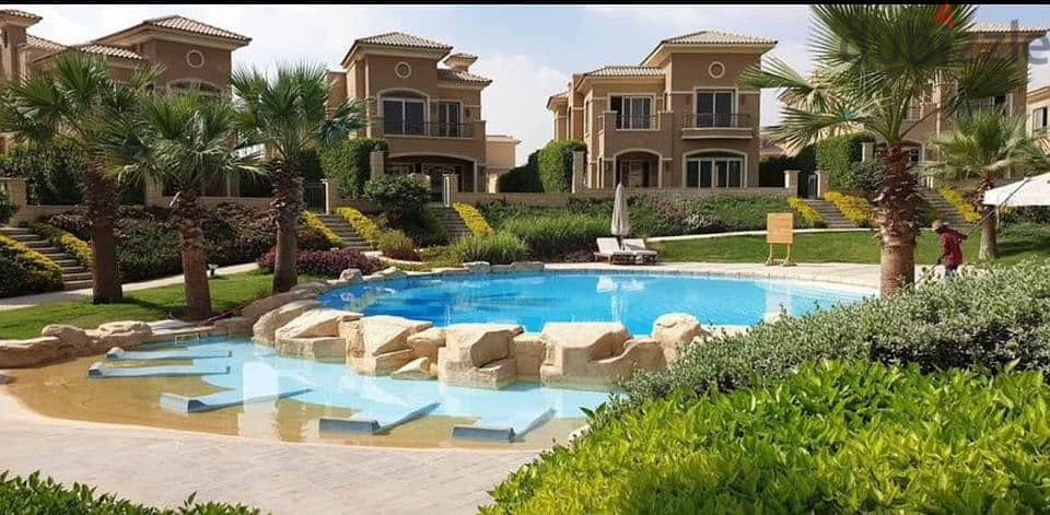 فيلا للبيع بقسط في تيلال ايست القاهره الجديده Villa for sale with installments in Telal East New Cairo 4