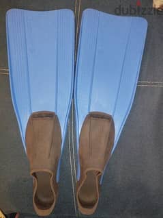 Swimming fins (Rondine Clino Cressi-sub) made in Italy