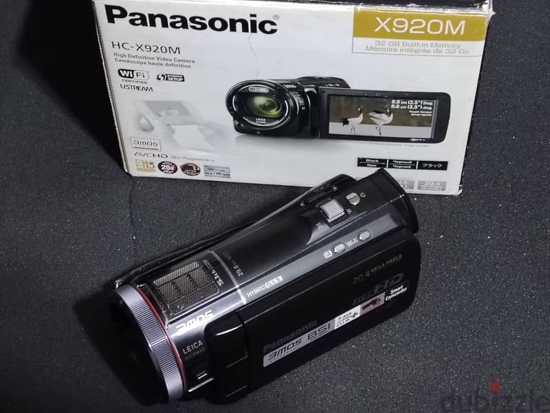 بناسونيك Panasonic HC-X920.3MOS Full HD 20.3m Wi-Fi made in Japan 1