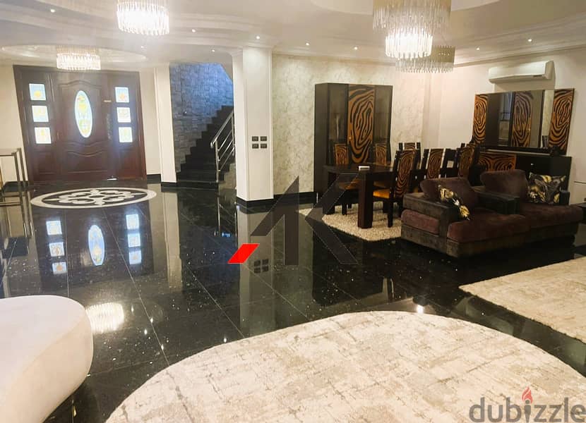 Luxury Furnished  Stand Alone  L500m. with pool For Rent in River walk - New Cairo 22