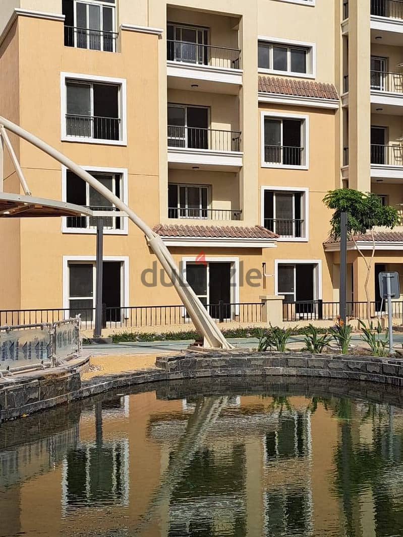 Studio with a distinctive division, 79 sqm + private garden 38 sqm, for sale, fence in Madinaty, in the Elan phase, installments up to 8 years 6