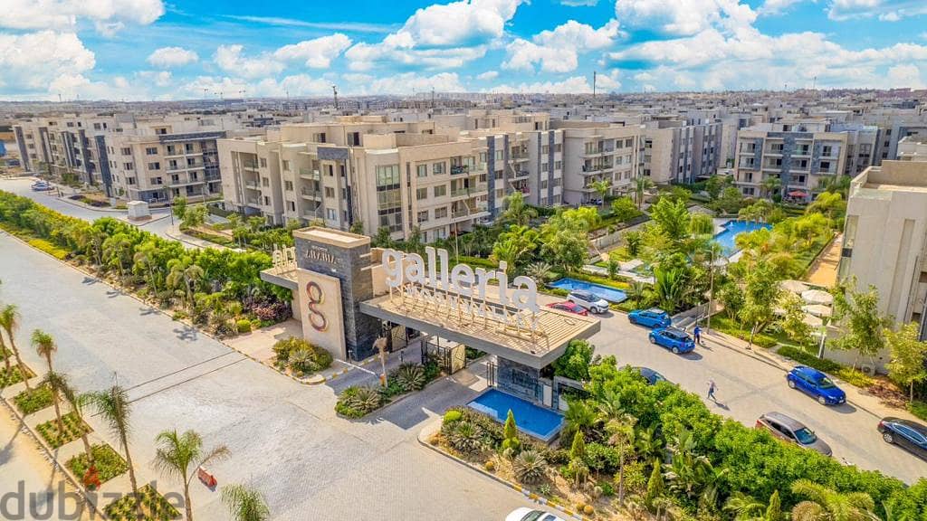 Apartment for sale in Galleria Moon Valley New Cairo Immediate receipt of two rooms near the services with a 10% down payment and the rest 5 years 9
