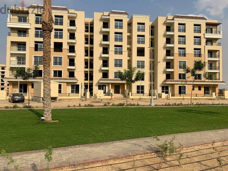 Duplex on a repeated floor with a view of 158 m for sale in Sarai Compound, Sur, Madinaty Wall, Shiya Phase 9