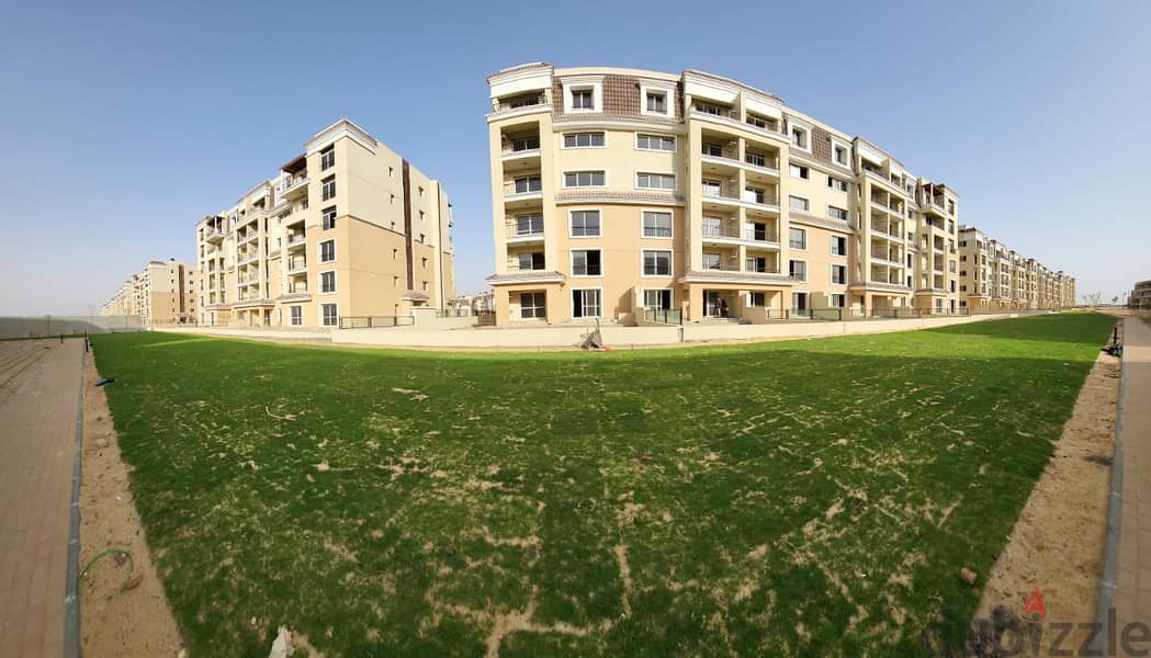 113 sqm apartment with landscape view for sale in Sarai Compound near Mostaqbal City in Sheya Phase 1