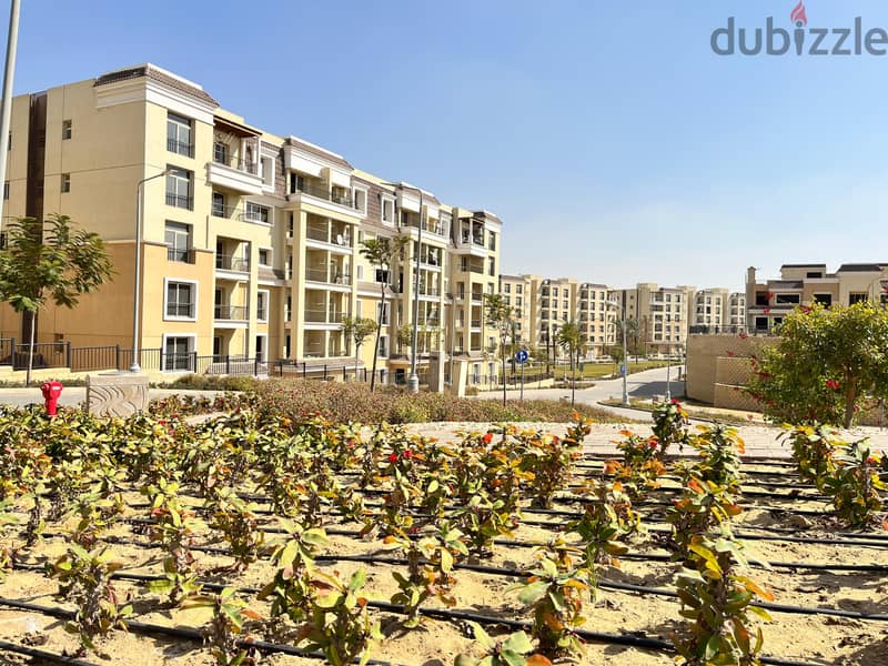 113 sqm apartment with landscape view for sale in Sarai Compound near Mostaqbal City in Sheya Phase 15