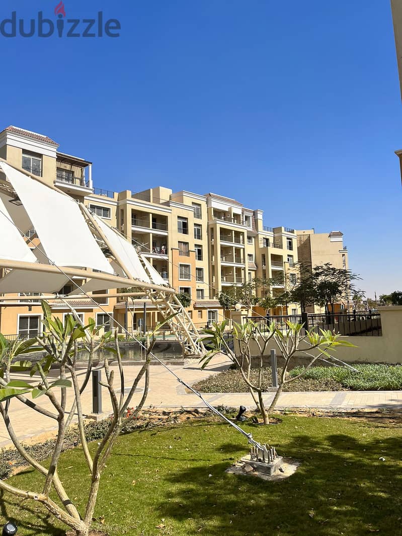 113 sqm apartment with landscape view for sale in Sarai Compound near Mostaqbal City in Sheya Phase 19