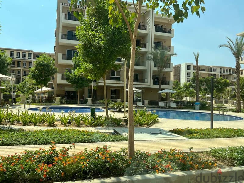 In front of Cairo Airport and Mirage City, a distinctive apartment with a clear sea corner, 166 square meters, for sale in Taj City Compound, New Cair 14