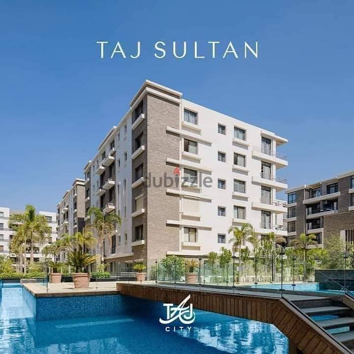 With a 5% down payment, I own your apartment in clear sea, on the view, 166 sqm, with a private garden of 83 sqm, for sale in Taj City Compound 21