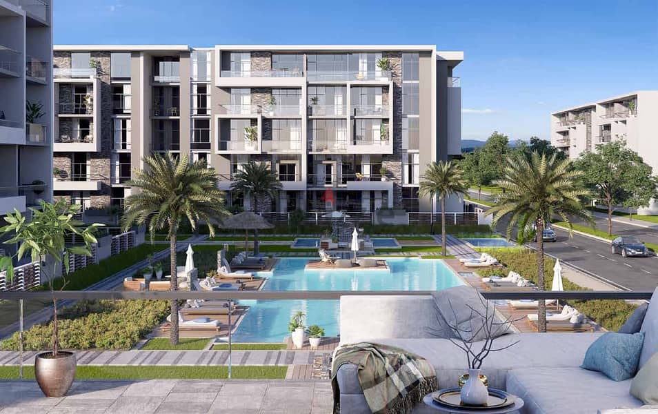 Apartment For Sale In EL Patio ORO new Cairo 200m / Delivery 2025 / 3 BR  شقة للبيع فى الباتيو اورو التجمع الخامس 9