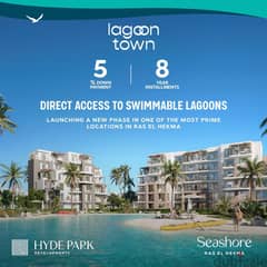 Seize the opportunity89meter chalet for sale Sea View Hyde Park Developments is launching Lagoon Town at Seashore Seashore Village the coast