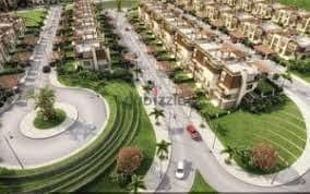 Ground floor apartment with  Gardens for saleprime l ocation in Saray Compound, phase  (Jazell) with down payment  starting from 10% 7