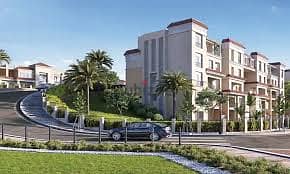 Ground floor apartment with  Gardens for saleprime l ocation in Saray Compound, phase  (Jazell) with down payment  starting from 10% 8
