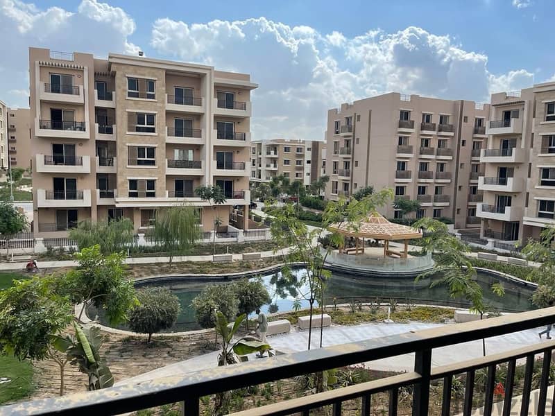 For sale, an apartment in the largest and most distinguished compound in the heart of the Fifth Settlement, next to Cairo Airport, with a 10% down pay 3