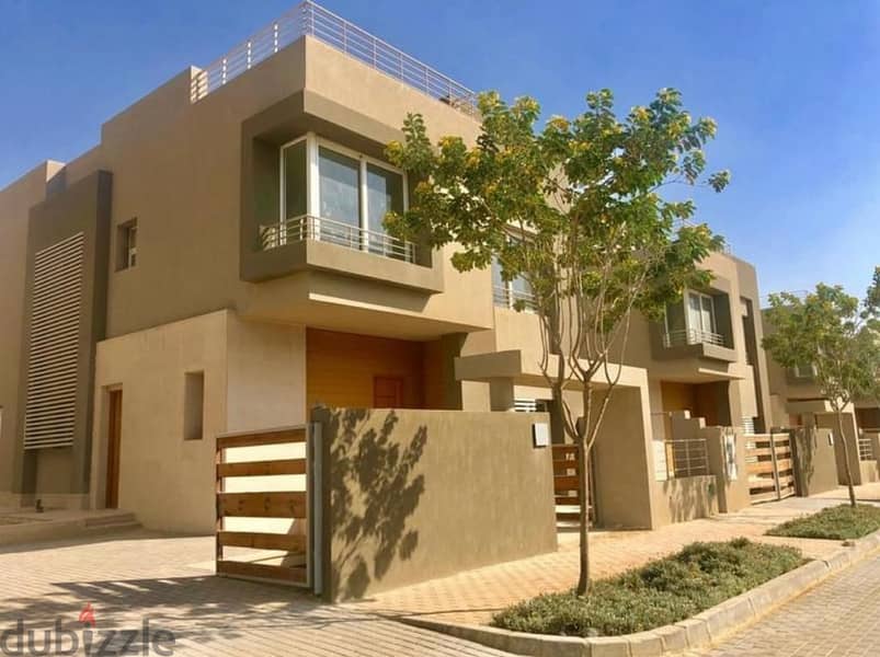 Town corner villa for sale at a snapshot price in Badya Palm Hills, 6 October 6
