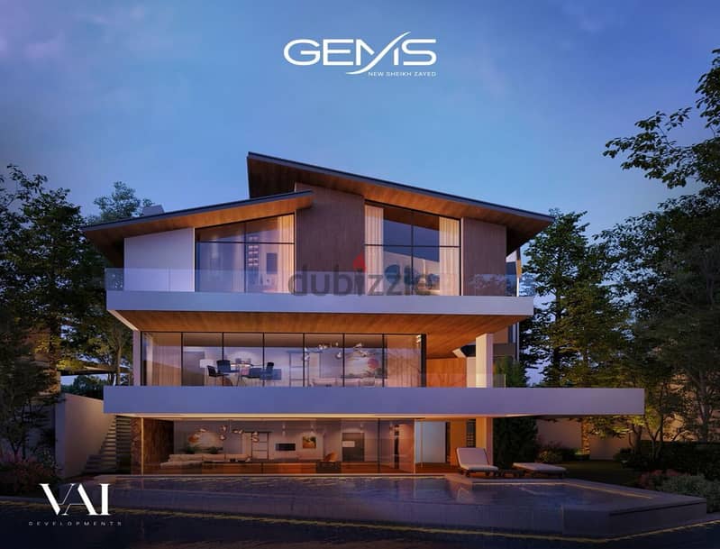 Twin house villa for sale - Gems 4BR + penthouse . 11