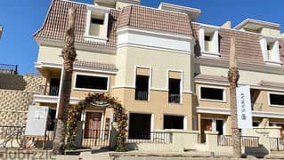 For sale, a villa in front of Madinaty, with a down payment of 1.2 million, in Sarai Compound, New Cairo