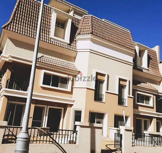 For sale, a villa in front of Madinaty, with a down payment of 1.2 million, in Sarai Compound, New Cairo 3