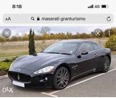 wanted Maserati granturismo 0