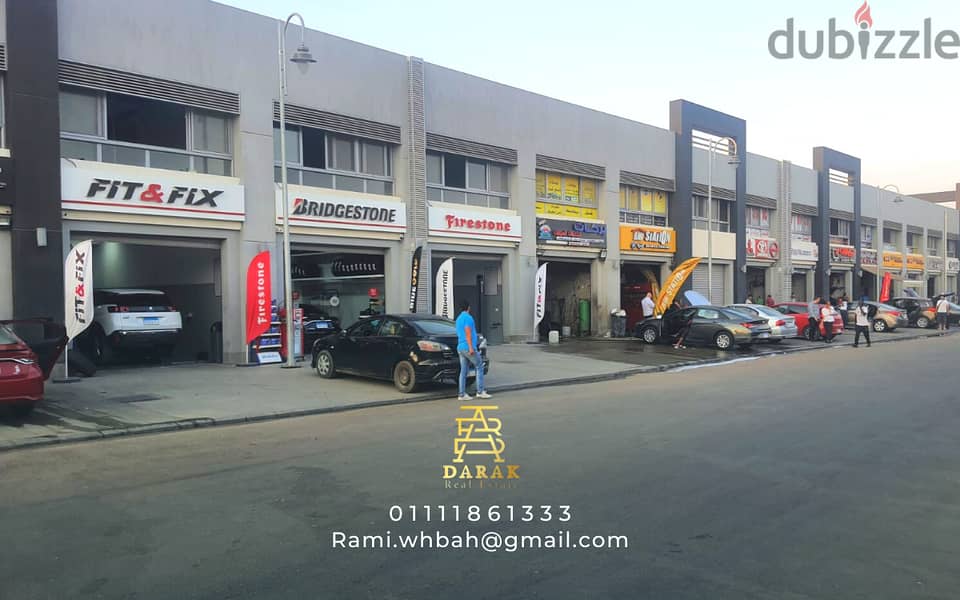 Car service center for rent, car showroom for rent, maintenance center for rent corner in the Craft Zone cities 4