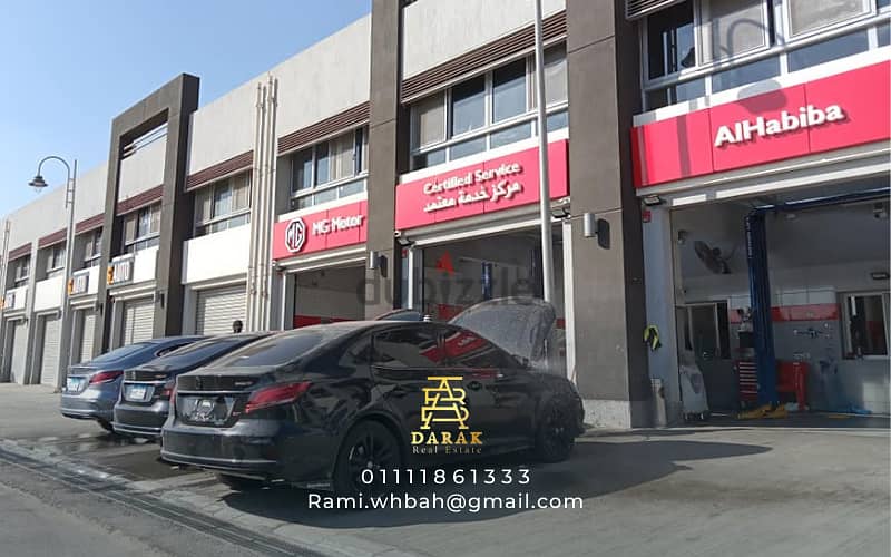 Car service center for rent, car showroom for rent, maintenance center for rent corner in the Craft Zone cities 7