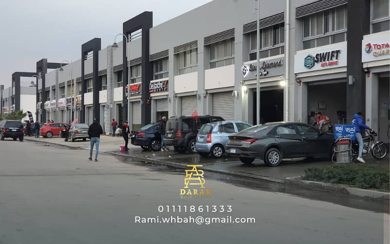 Car service center for rent, car showroom for rent, maintenance center for rent corner in the Craft Zone cities 9