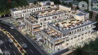 Shop for sale in Shorouk, 126 sqm, directly from the owner, in installments and the longest payment period 0