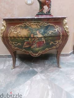French hand painted chest of drawers