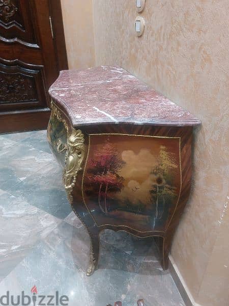 French hand painted chest of drawers 2