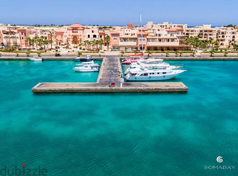 أمتلك شاليه بحديقة غرفتين تشطيب فندقي + باطلالة عالبحر مباشرة في قرية سوما باي الغردقه  - Somabay Hurghada 7