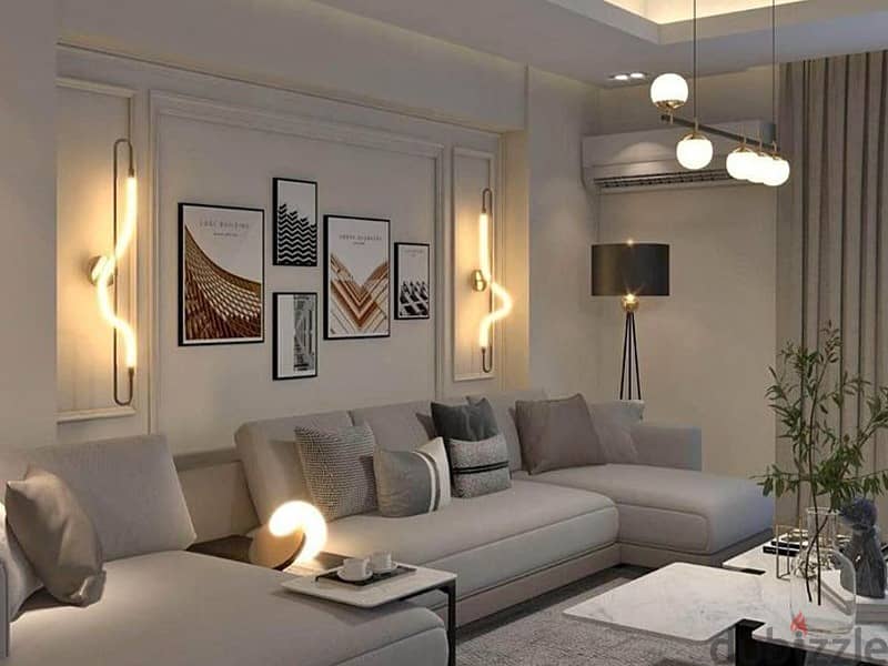 A fully finished apartment in Ultra Super Luxe in the Fifth Settlement at the cheapest price in the market next to Sodic Al Katmeya and behind Maximiu 5