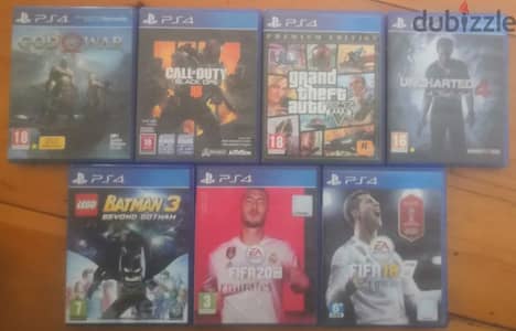 fifa18,fifa20,call of duty4,batman3,gtav,uncharted4,god of war