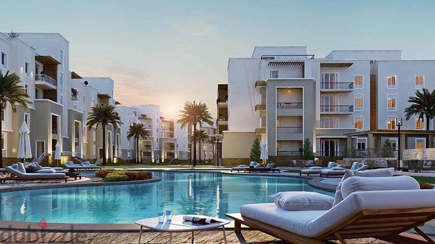 For sale at an attractive price, a 178 sqm apartment, prime location, in Solana West Compound, New Zayed City 4