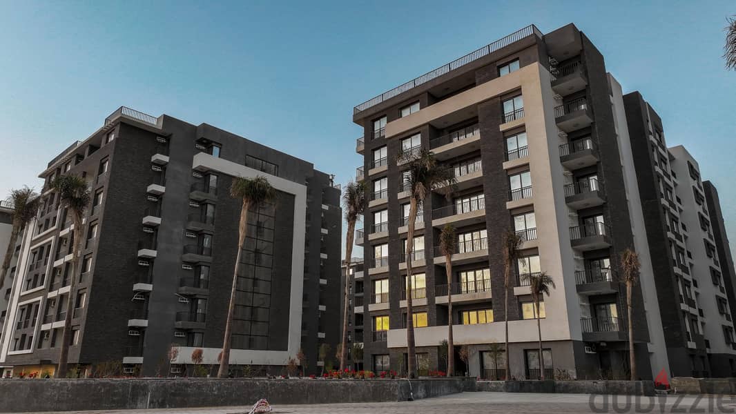 Immediately receive your apartment in Castle Landmark Compound, the Administrative Capital, in the R7 district, with a 10% down payment over 10 years. 9