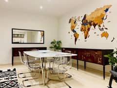 Luxury furnished apartment 213m in Mivida – Boulevard شقة مفروشة مودرن للايجار فى ميفيدا بوليفارد
