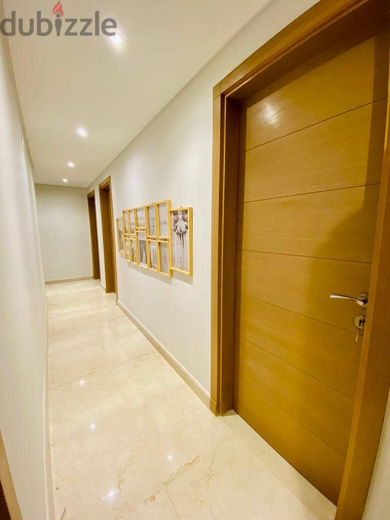 Luxury furnished apartment 213m in Mivida – Boulevard شقة مفروشة مودرن للايجار فى ميفيدا بوليفارد 7