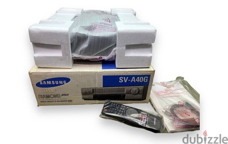 للبيع / جهاز فيديو VHS سامسونج جديد Samsung video cassette 2