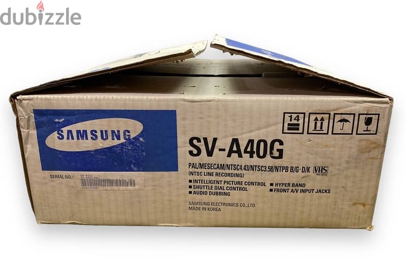 للبيع / جهاز فيديو VHS سامسونج جديد Samsung video cassette 15