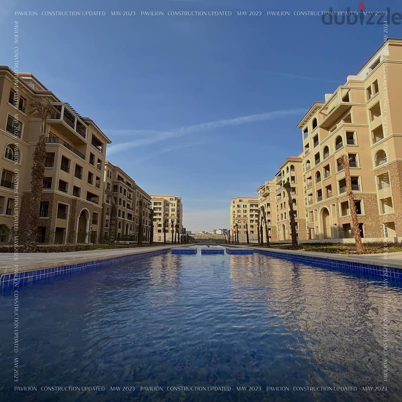 With the lowest down payment, own a fully finished 3-bedroom apartment in a full-service compound in the Fifth Settlement 3