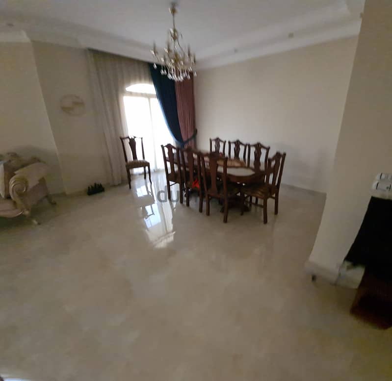 Fully-furnished apartment 210 m. for rent ultra super lux finished in prime location El Banafseg New Cairo 9