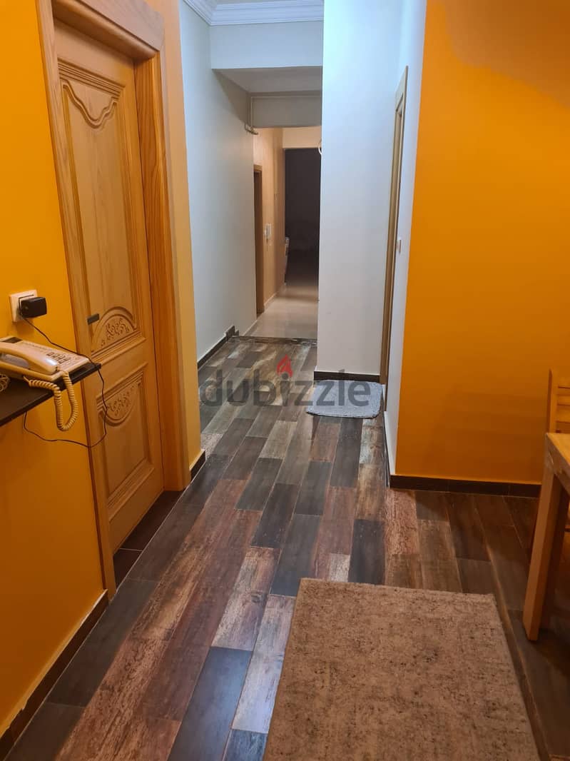 Fully-furnished apartment 210 m. for rent ultra super lux finished in prime location El Banafseg New Cairo 11