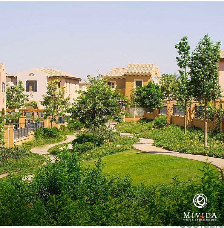 Villa for sale in Mivida new cairo Ready to move BUA 348SQM Land 475m Prime Location فيلا للبيع فى ميفيدا التجمع الخامس 9