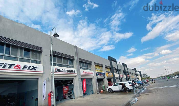 A profitable investment opportunity with in Madinaty a 103sqm car maintenance shopready to move without overpayment and facilities in Craft Zone 4