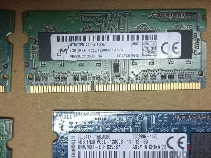 رامات DDR3 4GB حاله ممتازه 2