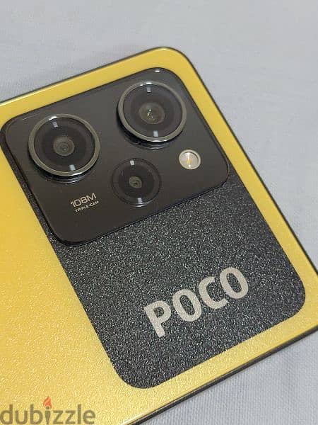 Poco X5 pro 256G 8 GB Ram 108 MP استعمال 8 شهور بالشاحن و الكاڤر 1
