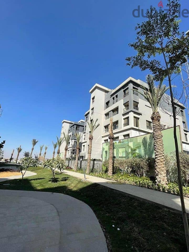 Apartment for sale in Trio Gardens with private entrance in Fifth Settlement 3