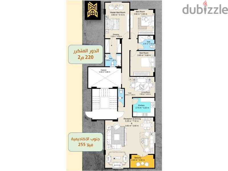 Apartment for sale-3 bedrooms-south of the academy 5