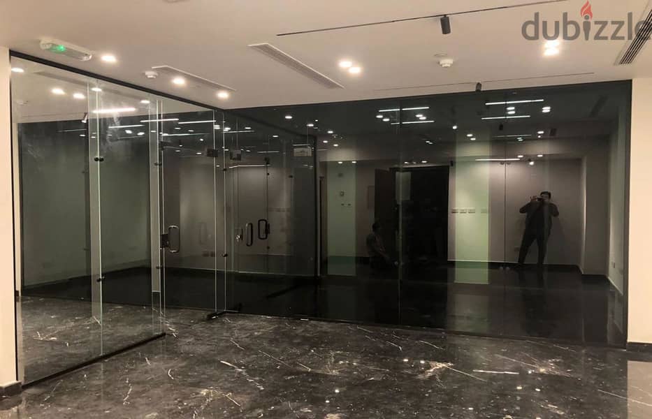 Space office 154 M for rent at Cairo festival city 4