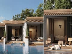 Townhouse 220 sqm with private pool for sale in Ras El Hekma / Direction White - Arabella - near Hacienda Bay